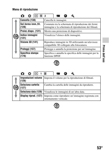 Sony SLT-A33 - SLT-A33 Consignes d&rsquo;utilisation Italien