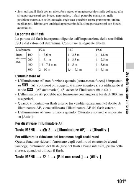 Sony SLT-A33 - SLT-A33 Consignes d&rsquo;utilisation Italien