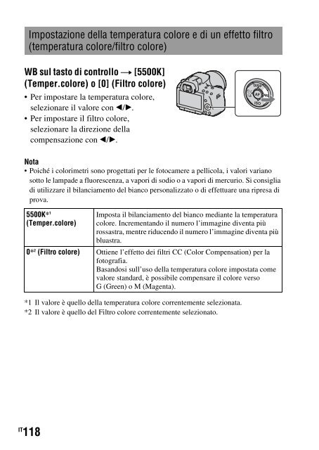 Sony SLT-A33 - SLT-A33 Consignes d&rsquo;utilisation Italien