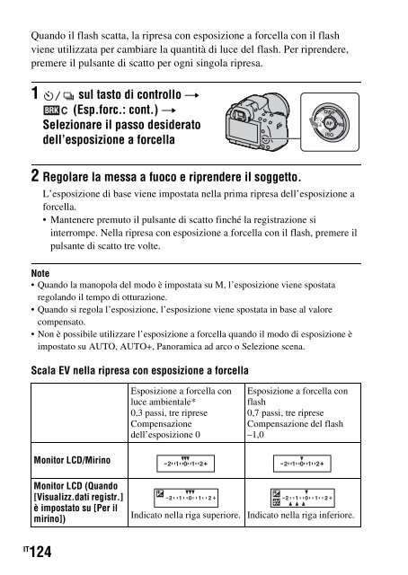 Sony SLT-A33 - SLT-A33 Consignes d&rsquo;utilisation Italien