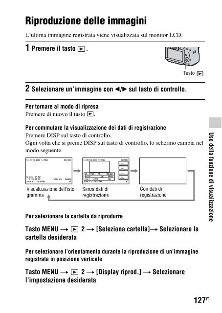 Sony SLT-A33 - SLT-A33 Consignes d&rsquo;utilisation Italien