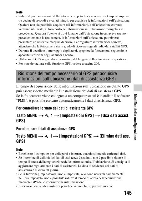 Sony SLT-A33 - SLT-A33 Consignes d&rsquo;utilisation Italien