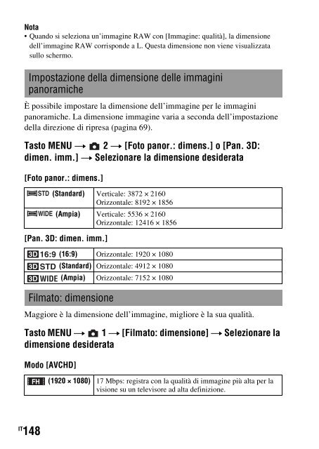 Sony SLT-A33 - SLT-A33 Consignes d&rsquo;utilisation Italien