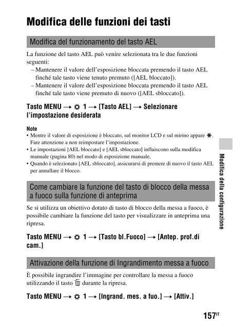 Sony SLT-A33 - SLT-A33 Consignes d&rsquo;utilisation Italien