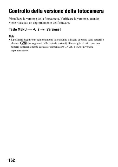 Sony SLT-A33 - SLT-A33 Consignes d&rsquo;utilisation Italien