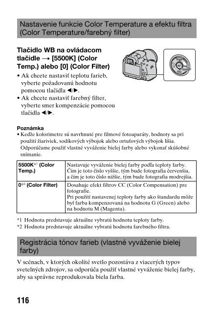 Sony SLT-A33 - SLT-A33 Consignes d&rsquo;utilisation Slovaque