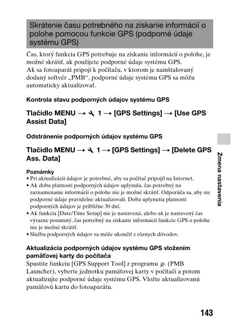 Sony SLT-A33 - SLT-A33 Consignes d&rsquo;utilisation Slovaque