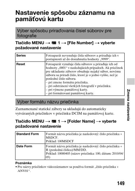 Sony SLT-A33 - SLT-A33 Consignes d&rsquo;utilisation Slovaque