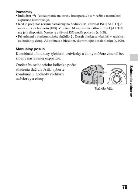 Sony SLT-A33 - SLT-A33 Consignes d&rsquo;utilisation Slovaque