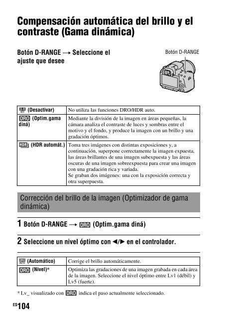 Sony SLT-A33 - SLT-A33 Consignes d&rsquo;utilisation Portugais