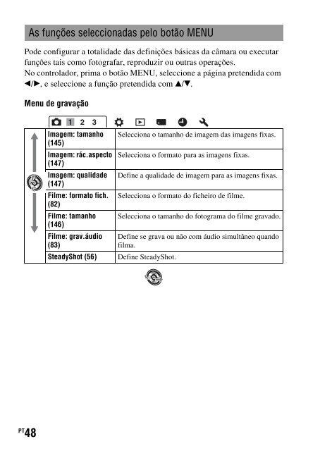 Sony SLT-A33 - SLT-A33 Consignes d&rsquo;utilisation Portugais