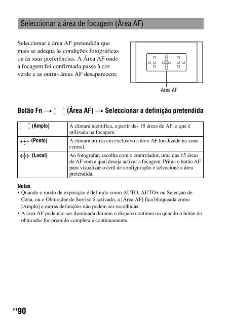 Sony SLT-A33 - SLT-A33 Consignes d&rsquo;utilisation Portugais