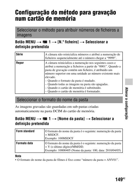 Sony SLT-A33 - SLT-A33 Consignes d&rsquo;utilisation Portugais