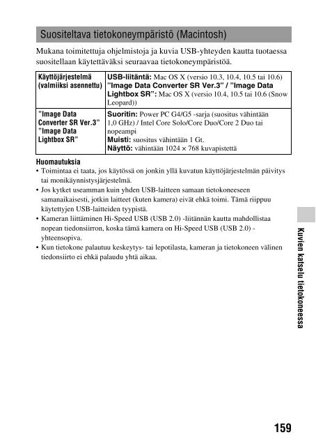 Sony SLT-A33 - SLT-A33 Consignes d&rsquo;utilisation Finlandais