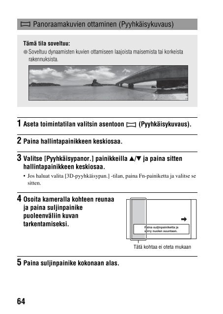 Sony SLT-A33 - SLT-A33 Consignes d&rsquo;utilisation Finlandais