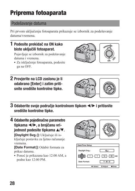 Sony SLT-A33 - SLT-A33 Mode d'emploi Croate