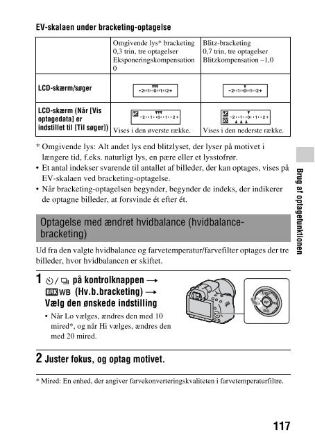 Sony SLT-A33 - SLT-A33 Consignes d&rsquo;utilisation Danois