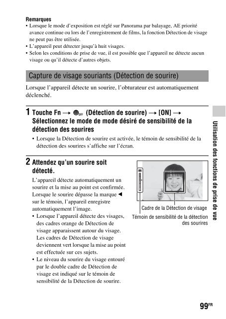 Sony SLT-A33 - SLT-A33 Consignes d&rsquo;utilisation Fran&ccedil;ais