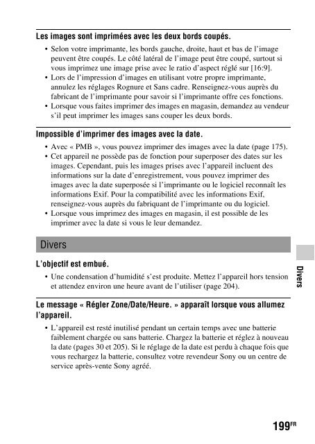 Sony SLT-A33 - SLT-A33 Consignes d&rsquo;utilisation Fran&ccedil;ais