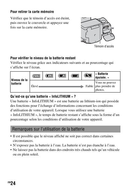 Sony SLT-A33 - SLT-A33 Consignes d&rsquo;utilisation Fran&ccedil;ais