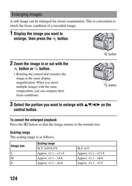 Sony SLT-A33 - SLT-A33 Consignes d&rsquo;utilisation Anglais