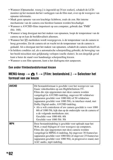 Sony SLT-A33 - SLT-A33 Consignes d&rsquo;utilisation N&eacute;erlandais