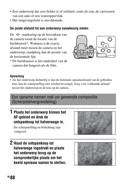 Sony SLT-A33 - SLT-A33 Consignes d&rsquo;utilisation N&eacute;erlandais