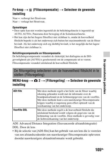 Sony SLT-A33 - SLT-A33 Consignes d&rsquo;utilisation N&eacute;erlandais