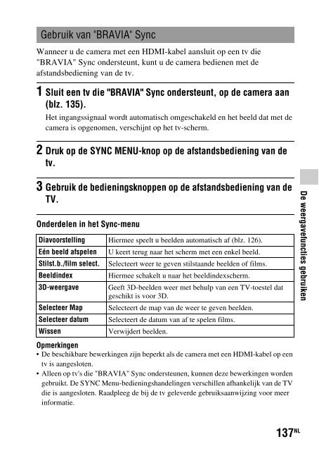 Sony SLT-A33 - SLT-A33 Consignes d&rsquo;utilisation N&eacute;erlandais