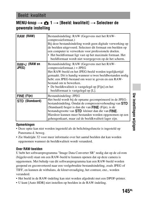 Sony SLT-A33 - SLT-A33 Consignes d&rsquo;utilisation N&eacute;erlandais