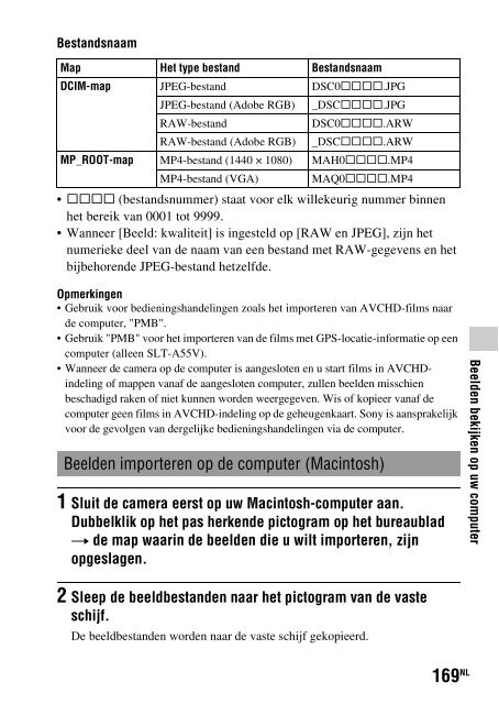 Sony SLT-A33 - SLT-A33 Consignes d&rsquo;utilisation N&eacute;erlandais