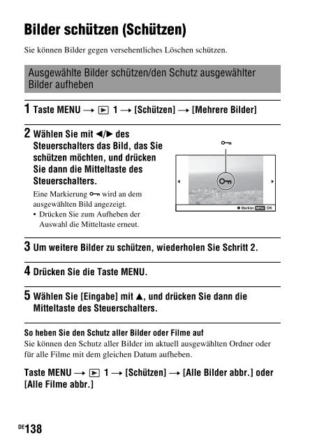 Sony SLT-A33 - SLT-A33 Consignes d&rsquo;utilisation Allemand