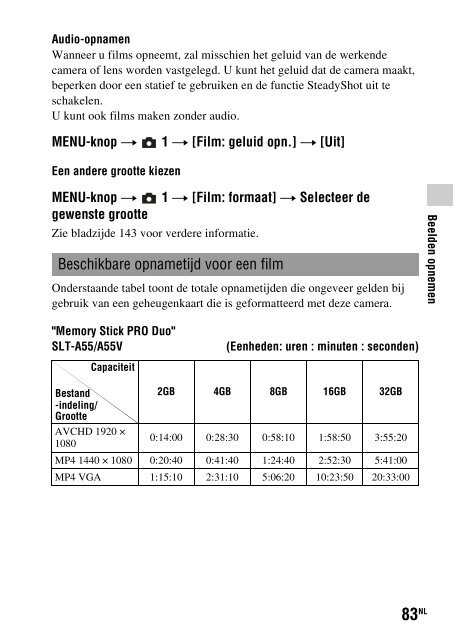 Sony SLT-A33 - SLT-A33 Consignes d&rsquo;utilisation Allemand