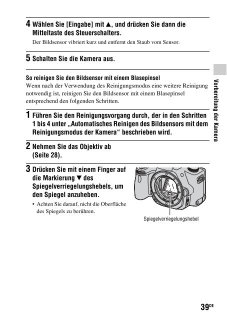 Sony SLT-A33 - SLT-A33 Consignes d&rsquo;utilisation Allemand