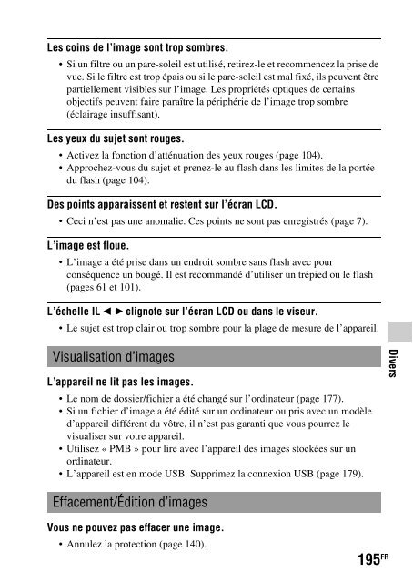 Sony SLT-A33 - SLT-A33 Consignes d&rsquo;utilisation