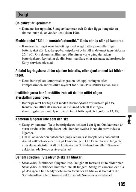 Sony SLT-A33 - SLT-A33 Consignes d&rsquo;utilisation Su&eacute;dois