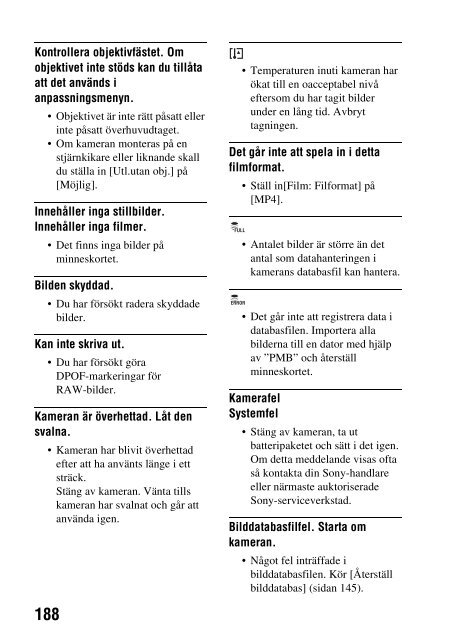 Sony SLT-A33 - SLT-A33 Consignes d&rsquo;utilisation Su&eacute;dois