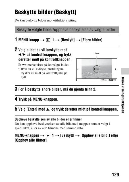 Sony SLT-A33 - SLT-A33 Consignes d&rsquo;utilisation Norv&eacute;gien