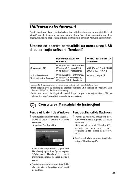 Sony DSC-W55 - DSC-W55 Guide de mise en route Roumain