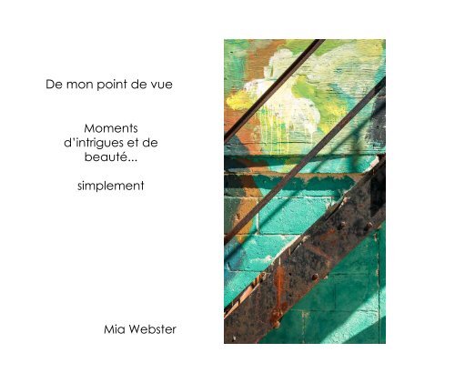 Mia Webster - De mon point de vue