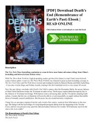 [PDF] Download Death's End (Remembrance of Earth's Past) Ebook  READ ONLINE