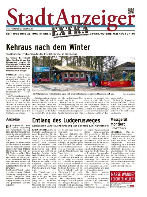 Stadtanzeiger Extra kw 15