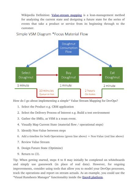 The DevOps Void &amp; Value Stream Mapping