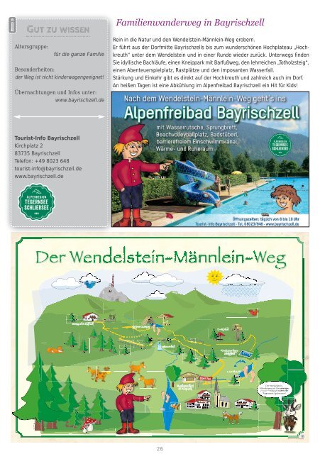 Zwergerl Magazin Sonderheft Ausflüge Freizeit Frühling/Sommer 2018