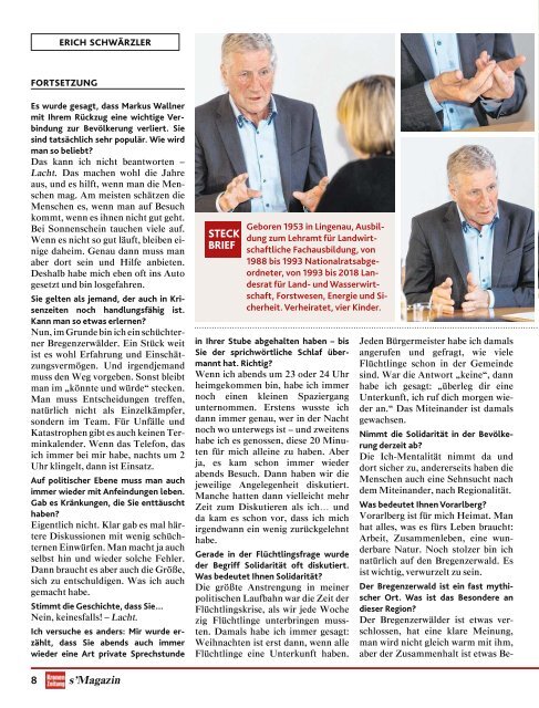 s'Magazin usm Ländle, 15. April 2018