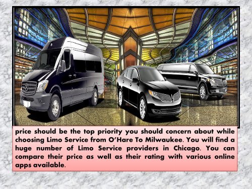 O’Hare To Milwaukee Limo Service