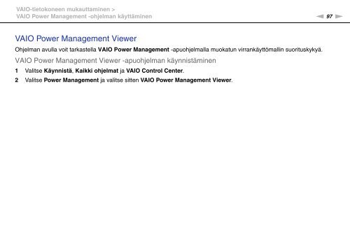 Sony VGN-FW46Z - VGN-FW46Z Mode d'emploi Finlandais