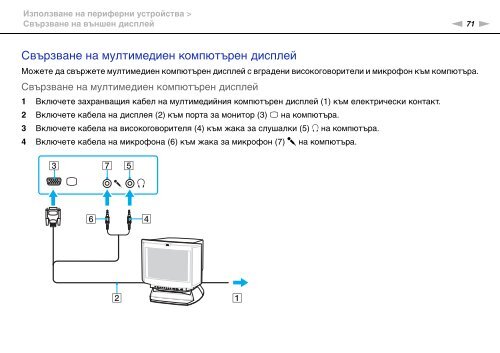 Sony VGN-FW46Z - VGN-FW46Z Mode d'emploi Bulgare