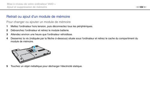 Sony VGN-FW46Z - VGN-FW46Z Mode d'emploi