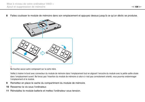 Sony VGN-FW46Z - VGN-FW46Z Mode d'emploi